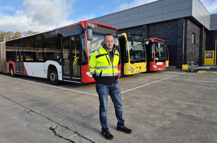 Andy Meessen, chef d’atelier chez Keolis La Calamine