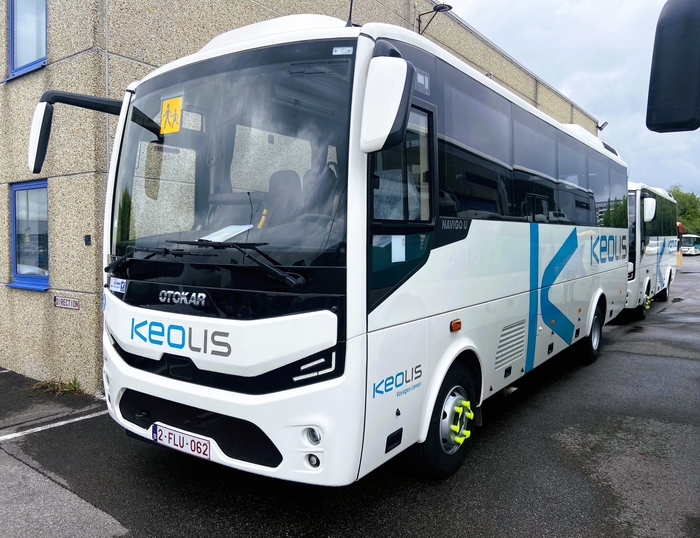 Otokar voor dvc De Triangel op een busparking