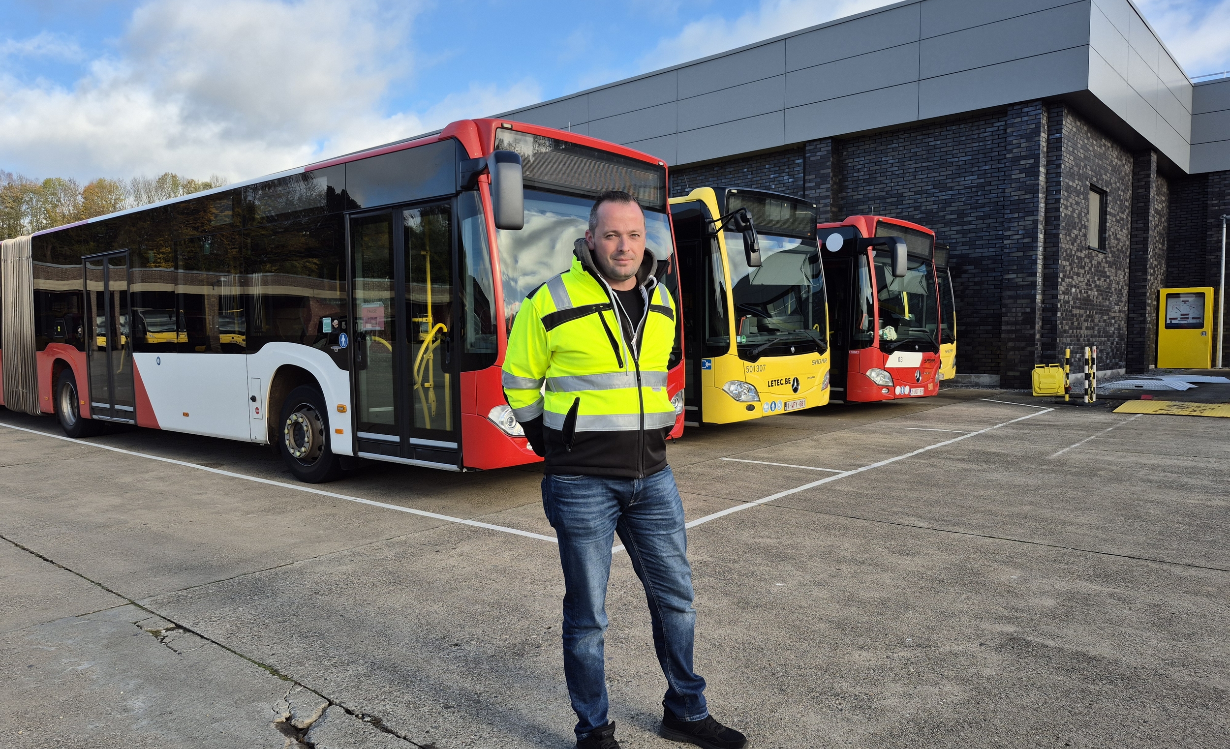 Andy Meessen, chef d’atelier chez Keolis La Calamine