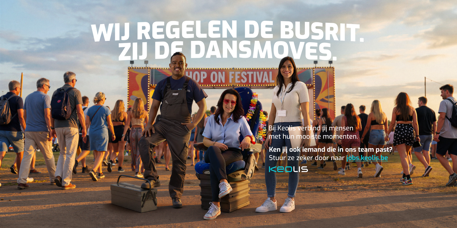 Campagne Keolis Verbindt Festival