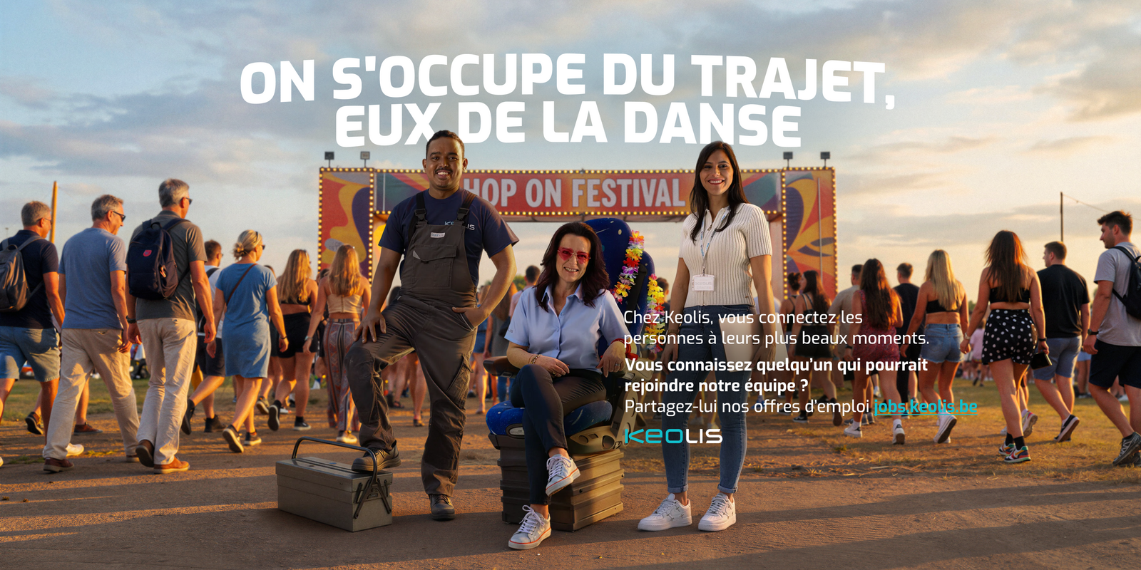 Campagne Keolis Verbindt Festival