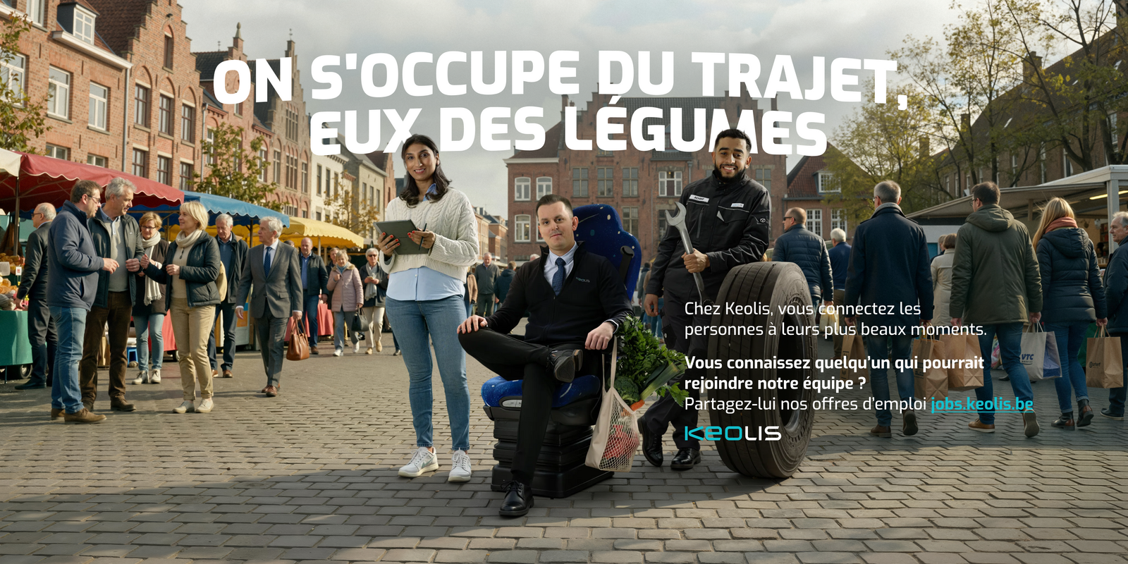 Campagne Keolis Verbindt Markt