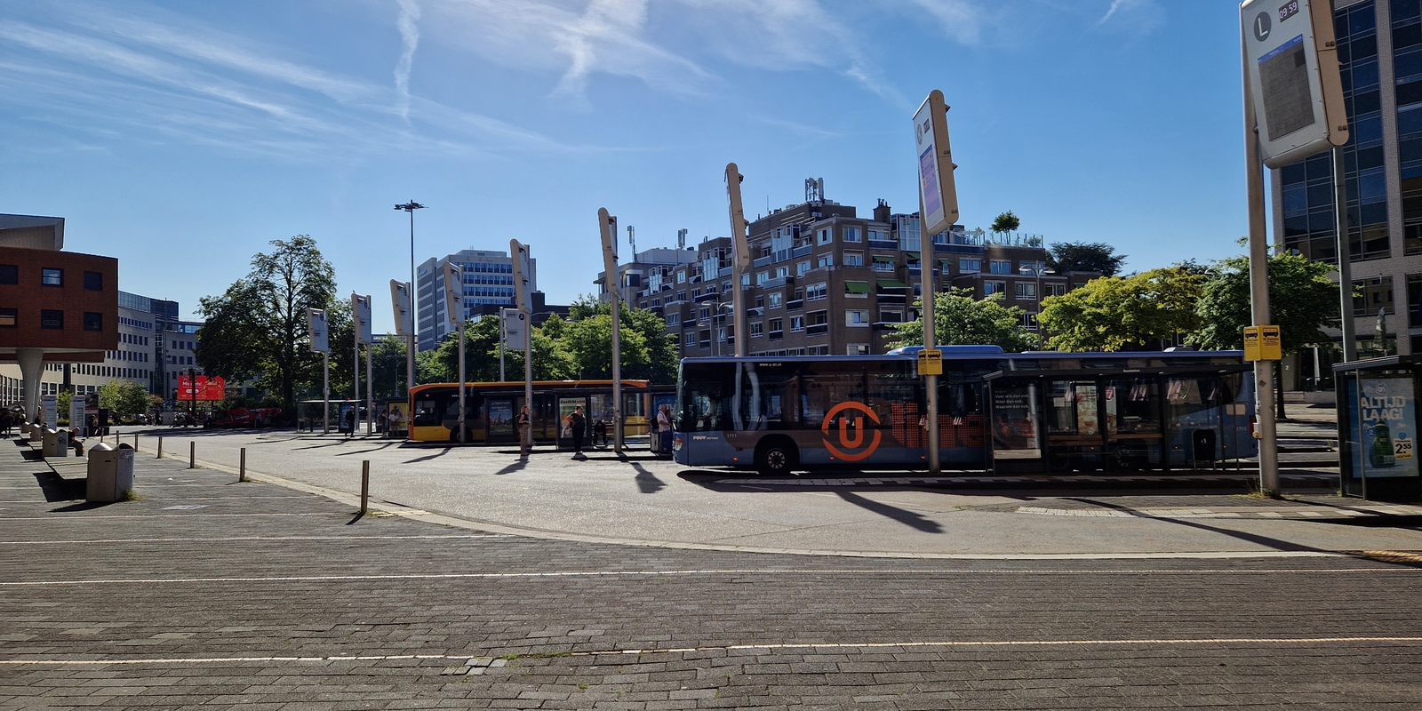 Het station van Amersfoort in Utrecht