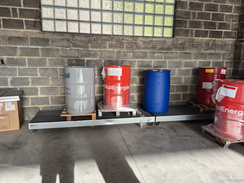 Tonnen onderhoudswerkplaats